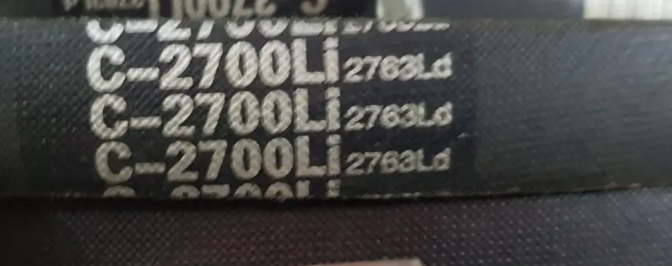 Ремни привода ножей для DH-100 С2700Li (С2650;С2600Li) 2763 Ld, Комплект - 4шт. Ремни привода ножей для DH-100 С2700Li (С2650;С2600Li) 2763 Ld, Комплект - 4шт.
