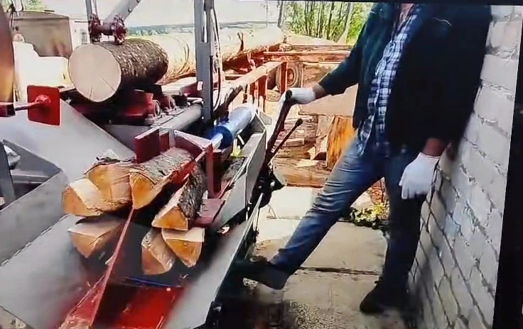 Машина для изготовления дров полного цикла FGE35 Машина для изготовления дров полного цикла FGE35